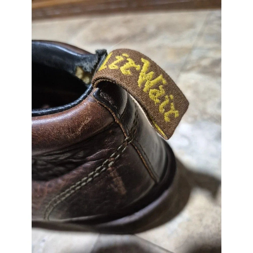 Vintage Dr. Martens Ankle Boots 8287 Brown Men's Size 10 Made in England